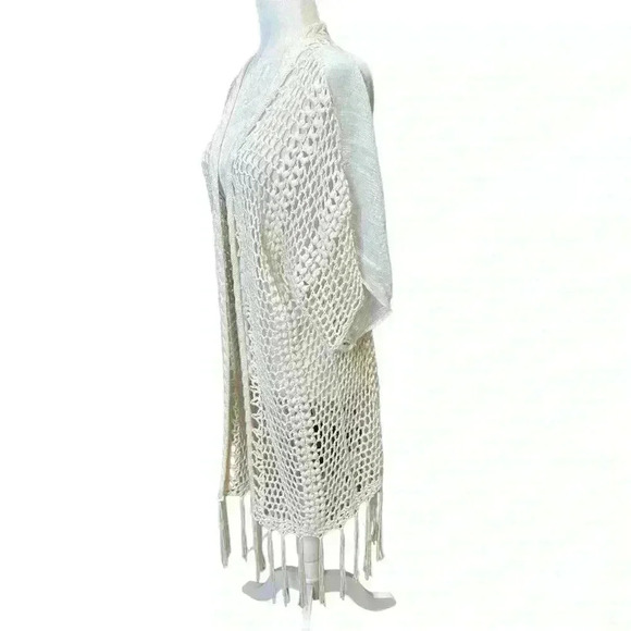 Westbound Crochet Tribal Kimono Size M - Picture 3 of 6